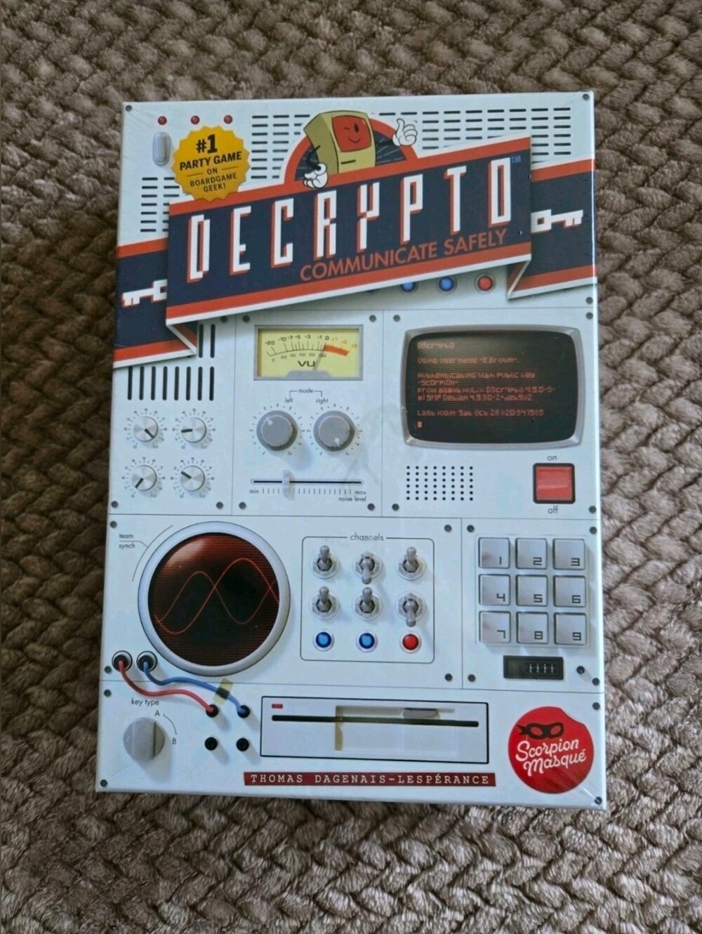 Decrypto Board Game Scorpion Masqué Party Strategy Word Deduction Game